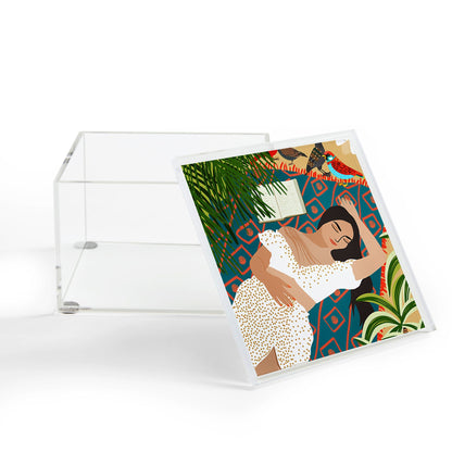 Beach Read Sleep Repeat Acrylic Box