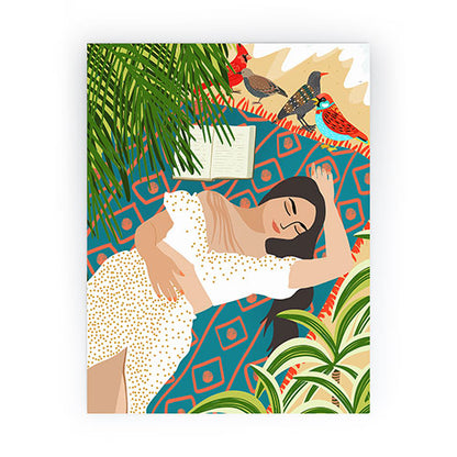 Beach Read Sleep Repeat Mini Art Print