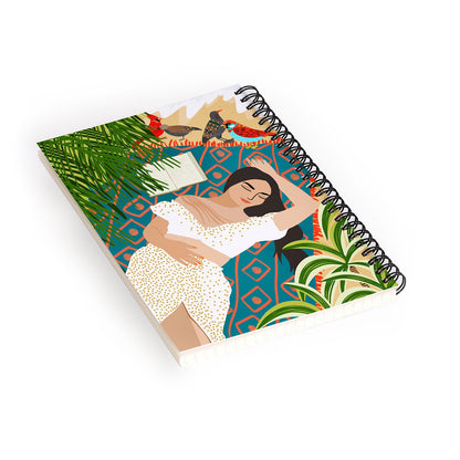 Beach Read Sleep Repeat Spiral Notebook