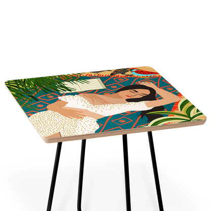 Beach Read Sleep Repeat Side Table