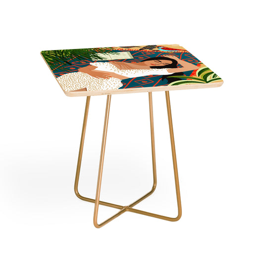 Beach Read Sleep Repeat Side Table