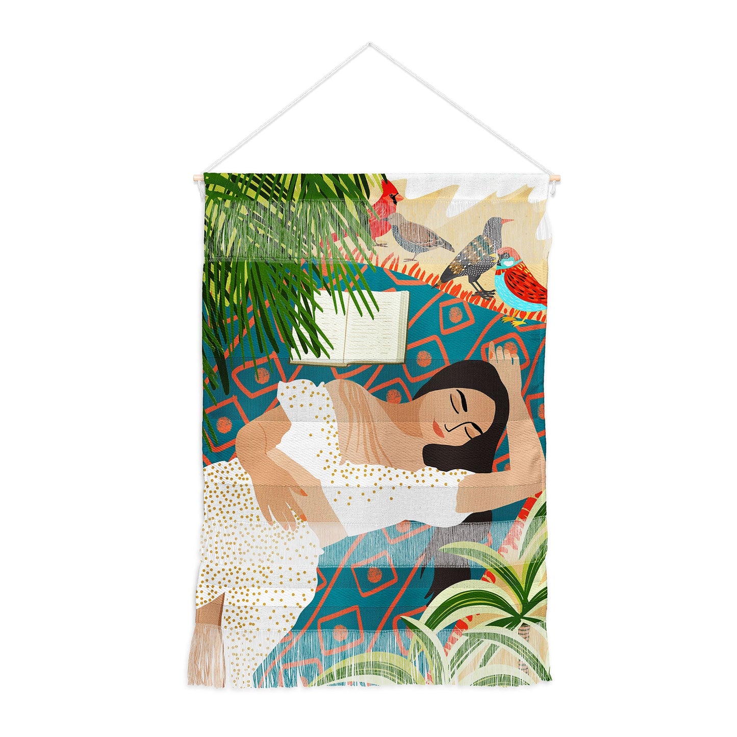 Beach Read Sleep Repeat Wall Hanging Portrait