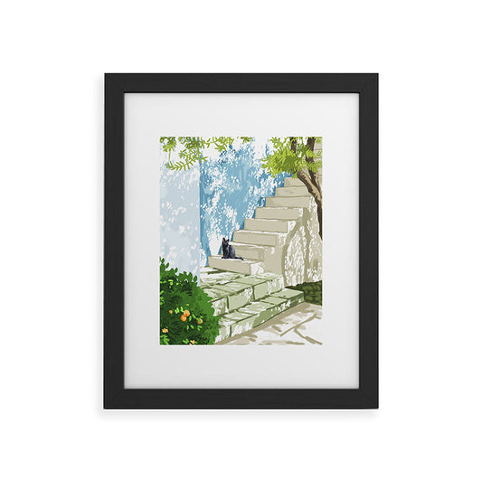 Being a person Framed Art Print